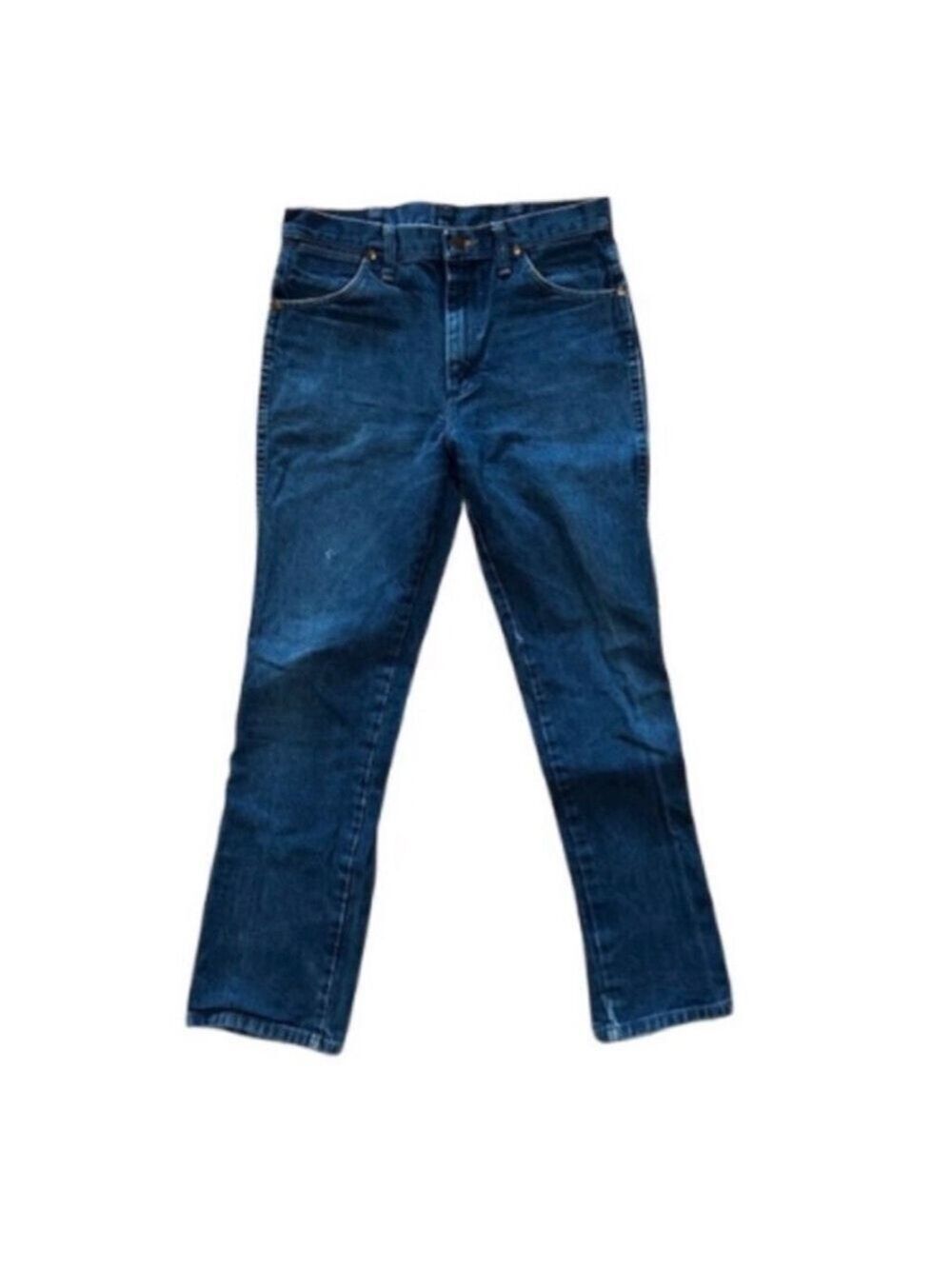 WRANGLER Mens Straight Leg Jeans Size 31x32 Classic Fit